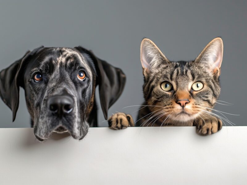 Photo dog & cat